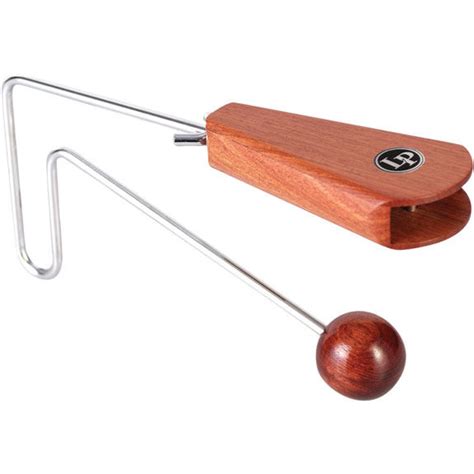 wooden box instrument with metal prongs|Vibraslap .